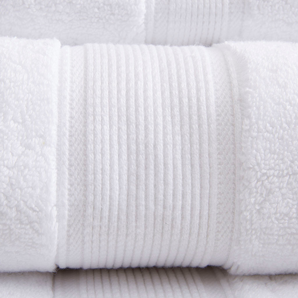 Ultimate Luxury 8-Piece 100% Cotton Bath Towel Set with Antimicrobial Technology