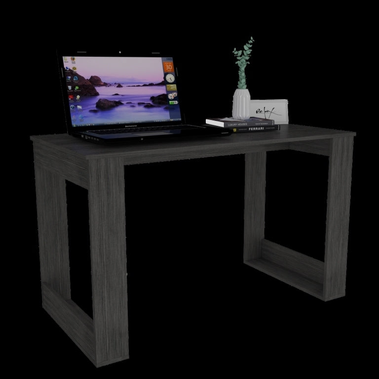 Stylish Oak Computer Desk with Spacious Worksurface and Elegant Leg Design