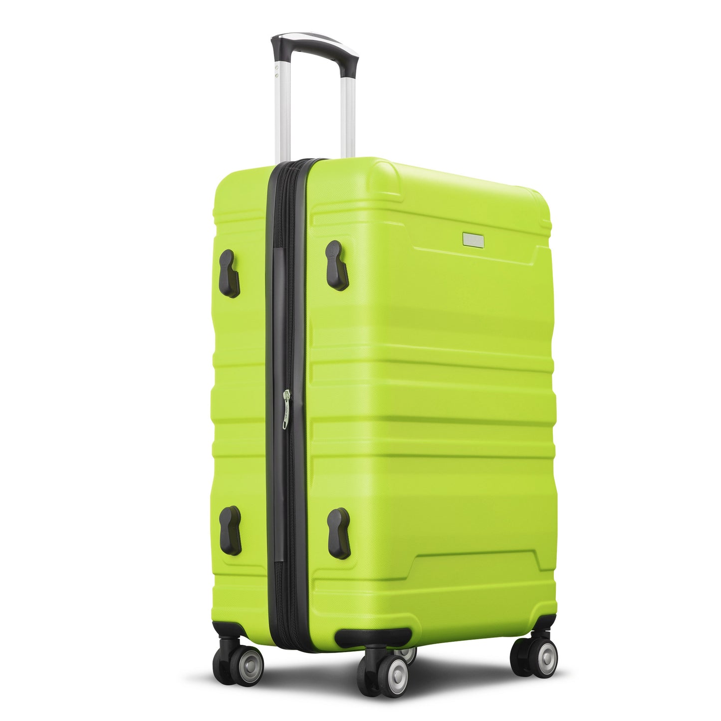 Luggage Sets New Model Expandable ABS Hardshell 3pcs Clearance Luggage Hardside Lightweight Durable Suitcase sets Spinner Wheels Suitcase with TSA Lock 20''24''28''(Lime)