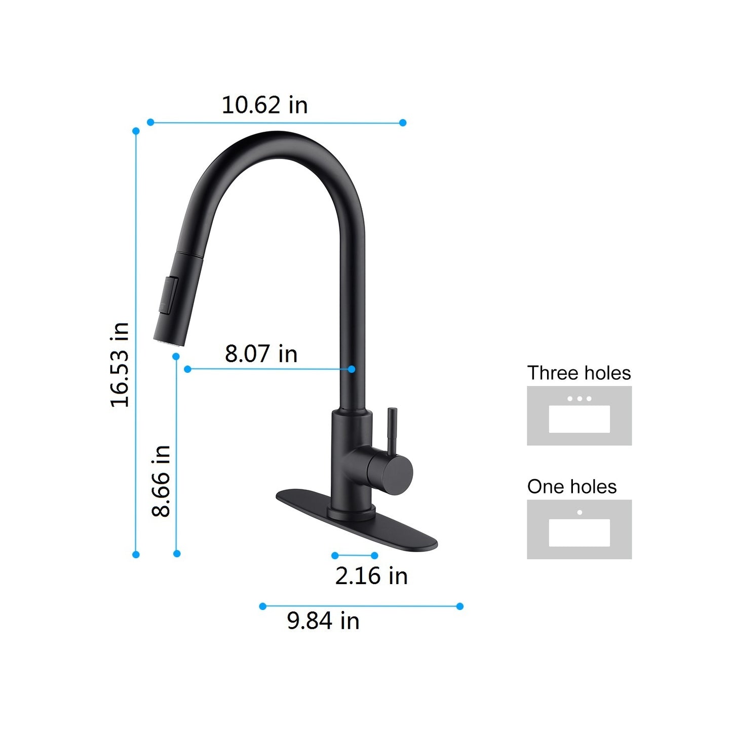 Touch Kitchen Faucet with Pull Down Sprayer