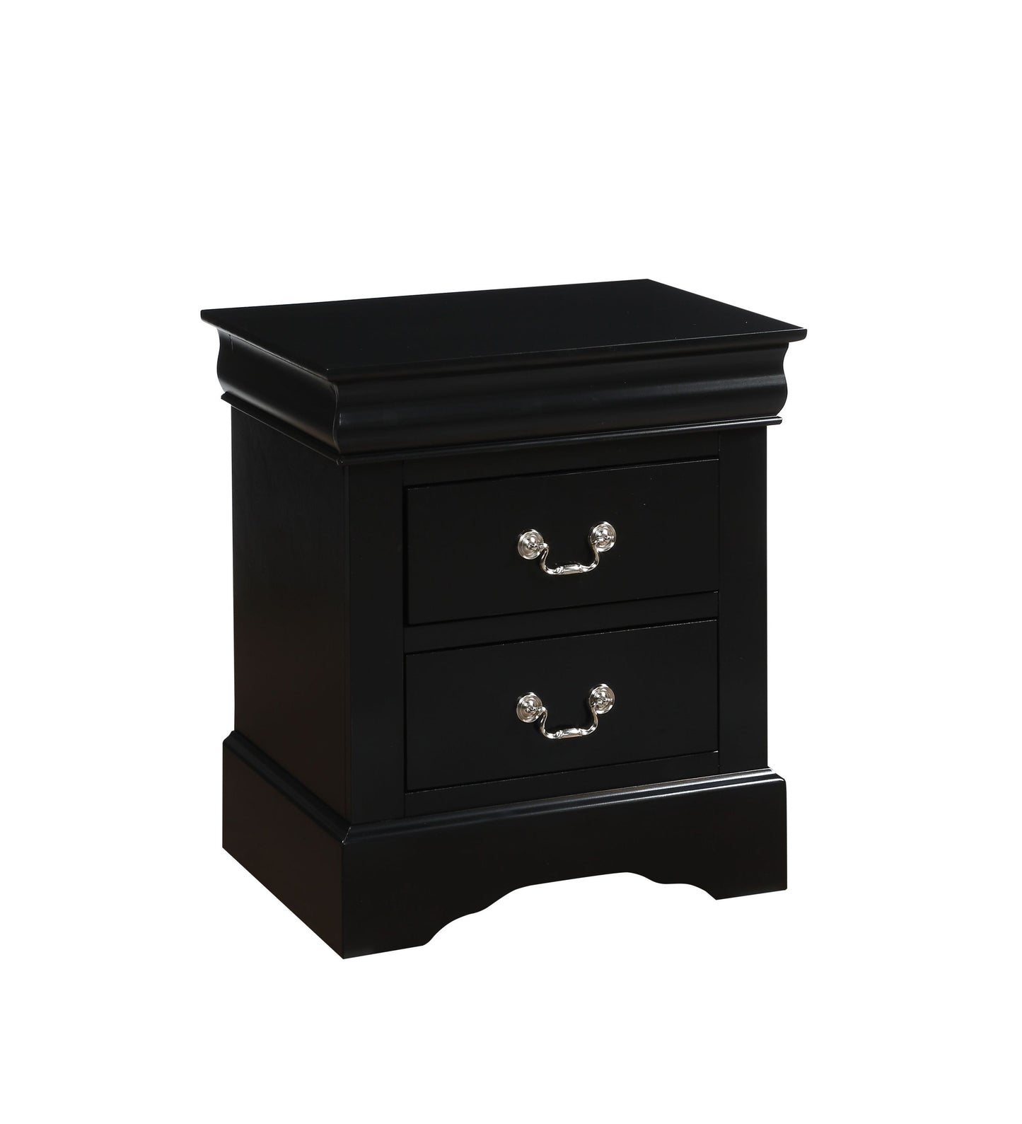 Louis Philippe III Nightstand in Black 19503