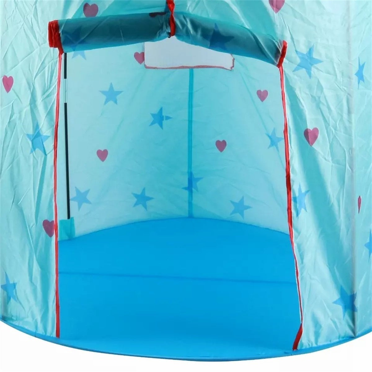 Princess Castle Play Tent for Kids, Indoor and Outdoor Foldable Playhouse Toy - Pink