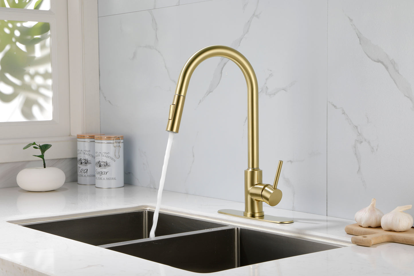 Kitchen Faucet with Pull Down Sprayer