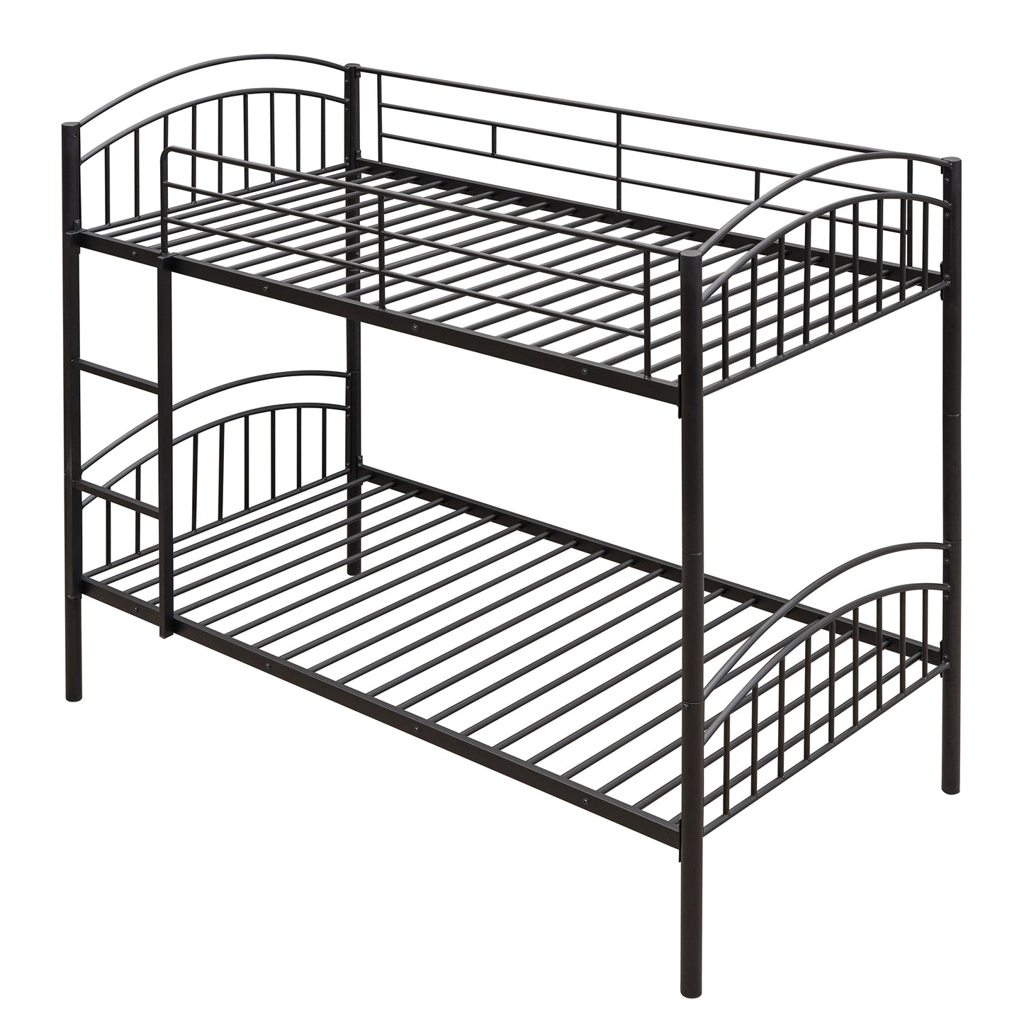 Manhattan Steel Twin Bunk Bed Set (Black)