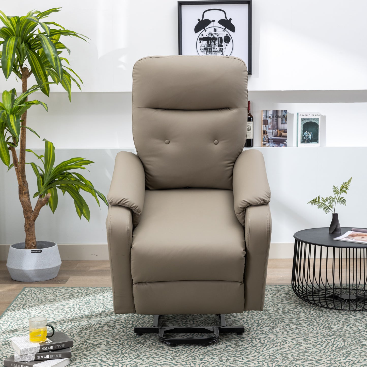 Electric Power Lift Massage Recliner Chair with Heating, Side Pocket, and Comfortable Design