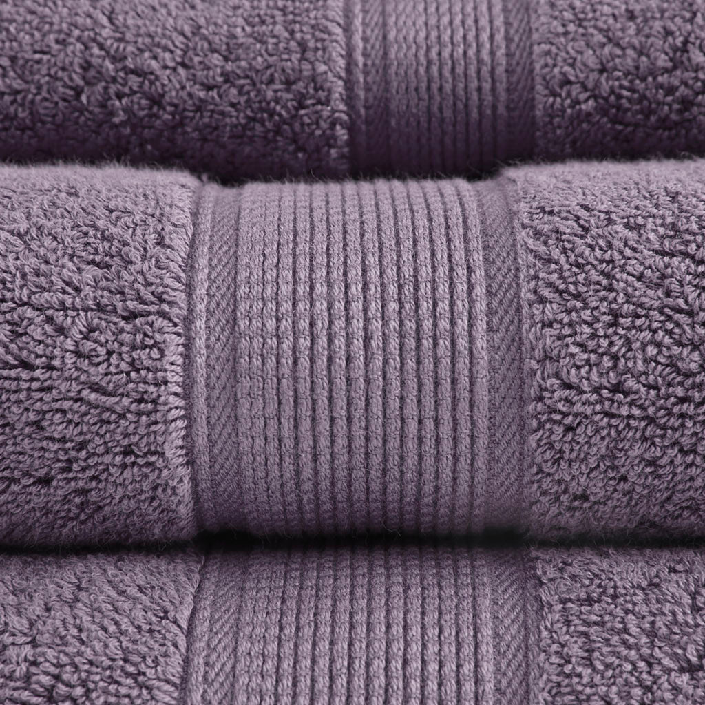 Plush 100% Cotton 8 Piece Antimicrobial Towel Set