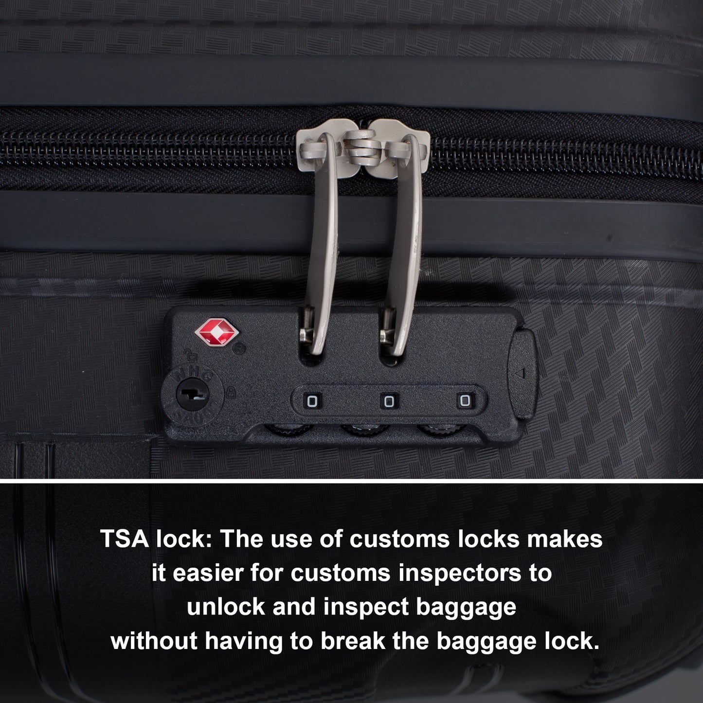 Hardshell Suitcase Spinner Wheels PP Luggage Sets Lightweight Durable Suitcase with TSA Lock,3-Piece Set (20/24/28) ,Black