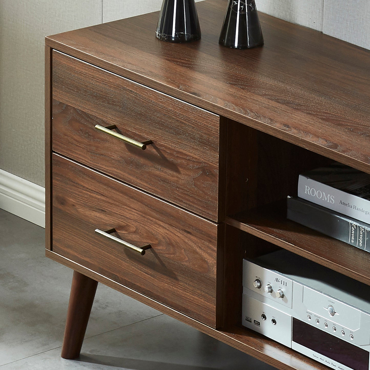 Vintage Walnut TV Cabinet