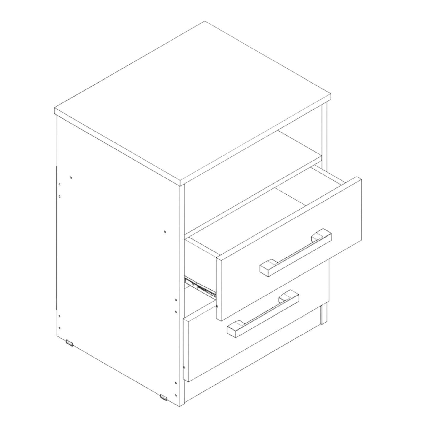 Night Stand Apolo Brown/Hazelnut Flex