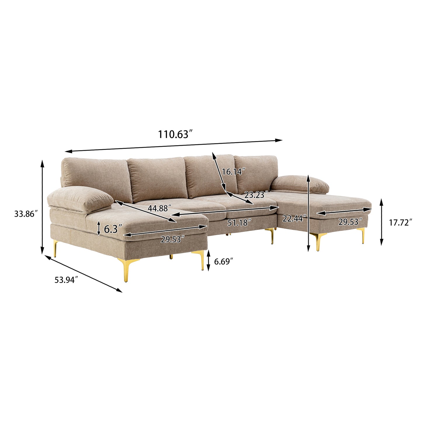 Accent sofa /Living room sofa sectional  sofa