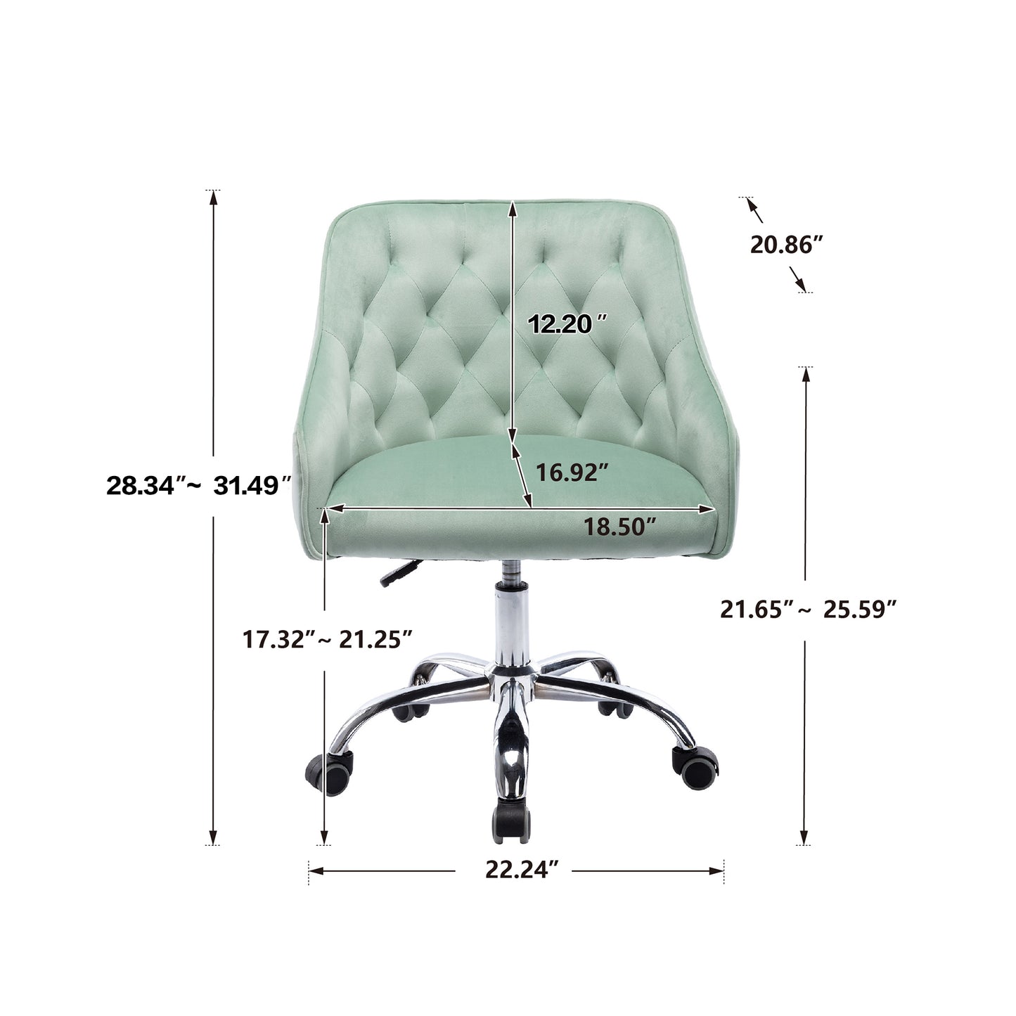 Swivel Shell Chair for Living Room/ Modern Leisure office Chair