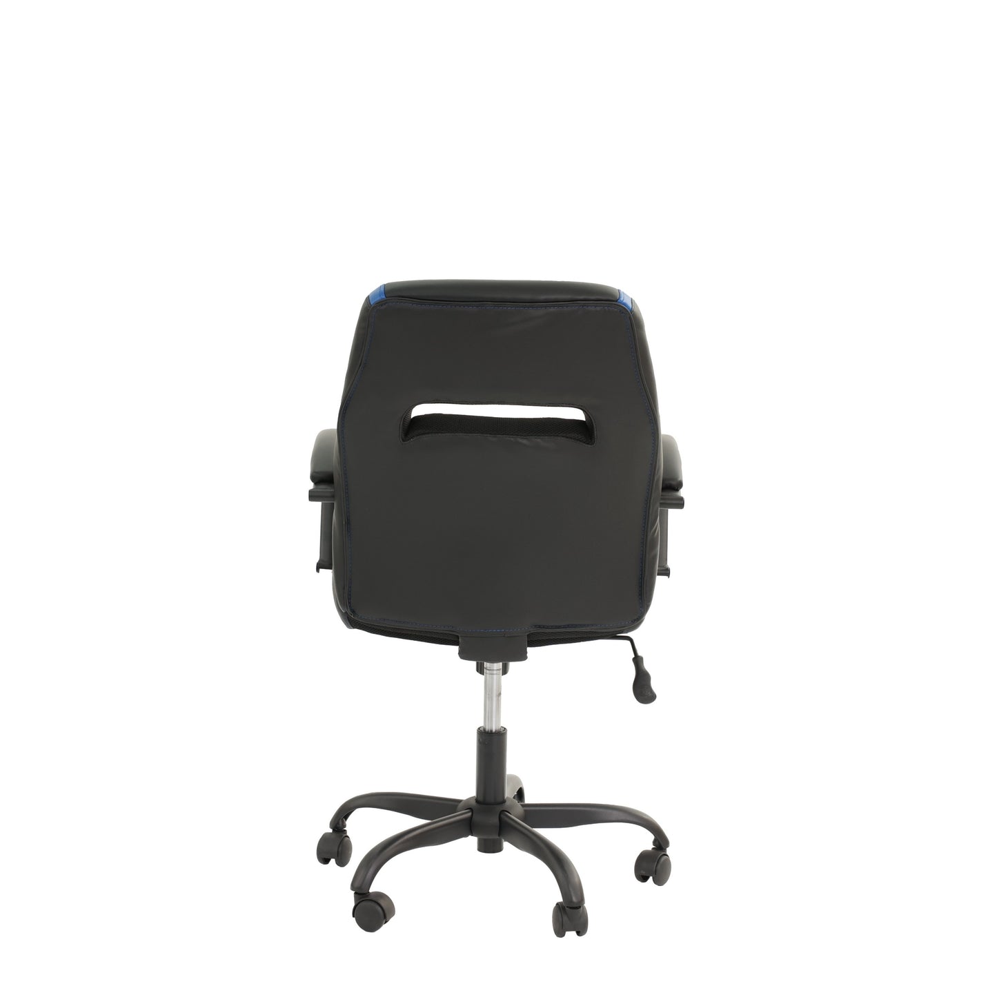 OFFICE CHAIR in Black Faux Leather