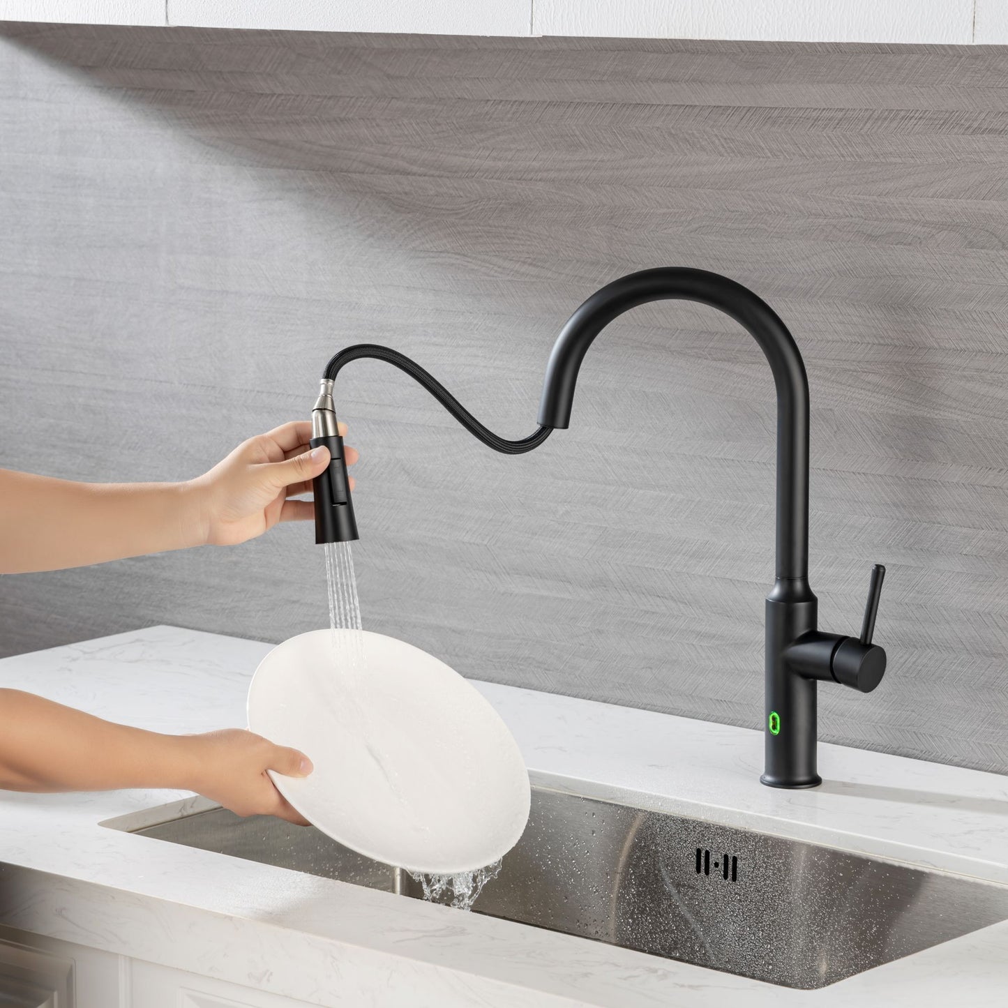 Rainlex Pull Down Touchless Kitchen Faucet