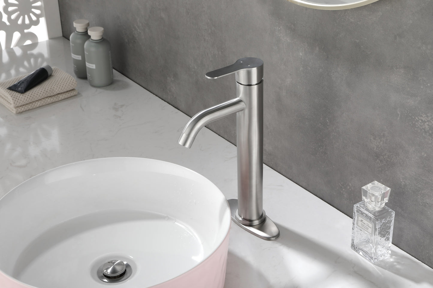 Versatile Stainless Steel Bathroom Sink Faucet for Modern RVs and Vanities