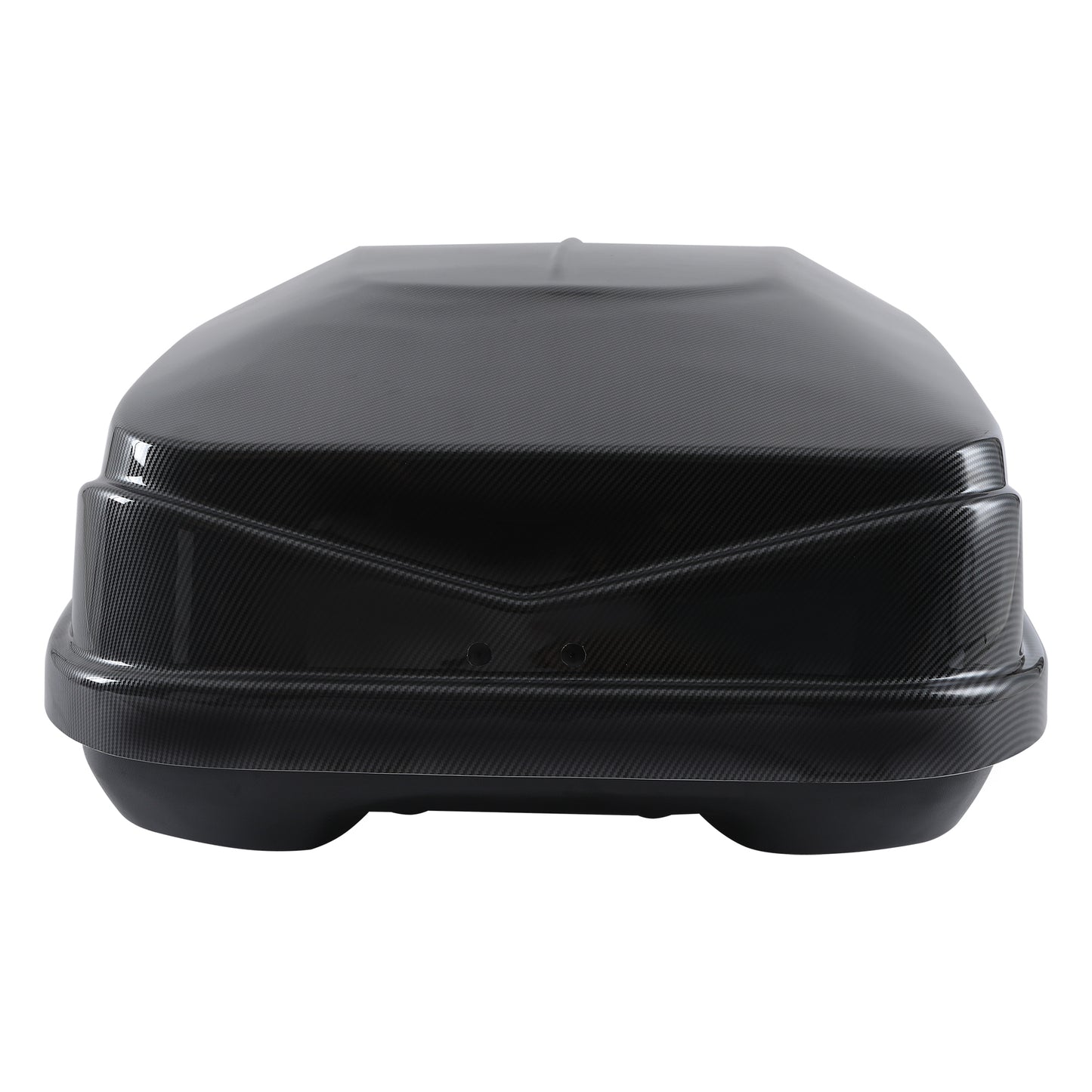 Visrack Carbon Fiber Style Roof Cargo Box with Security Keys, 13 Cubic Feet, Carbon Black