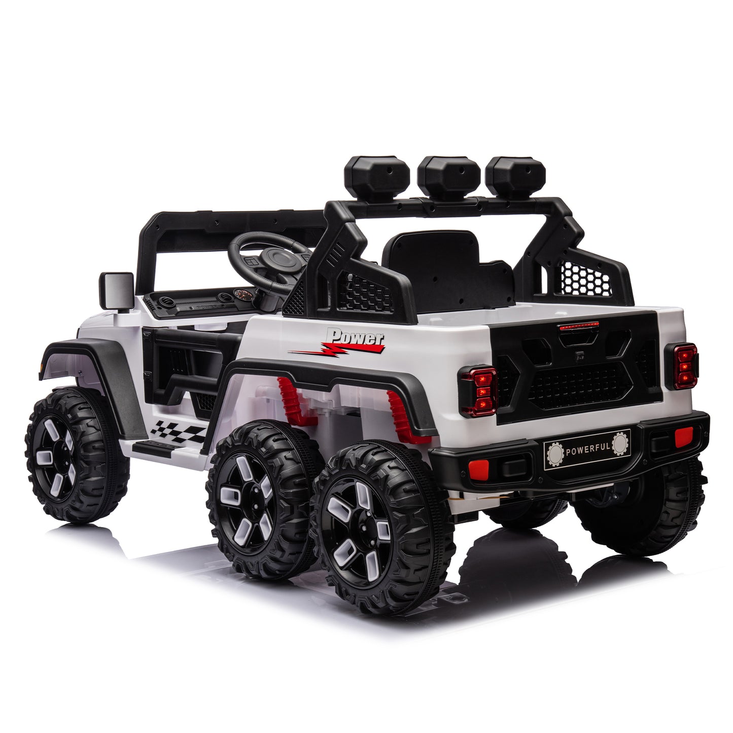 24V Ride On Large Pickup Truck Car for Kids with Remote Control and Bluetooth Music