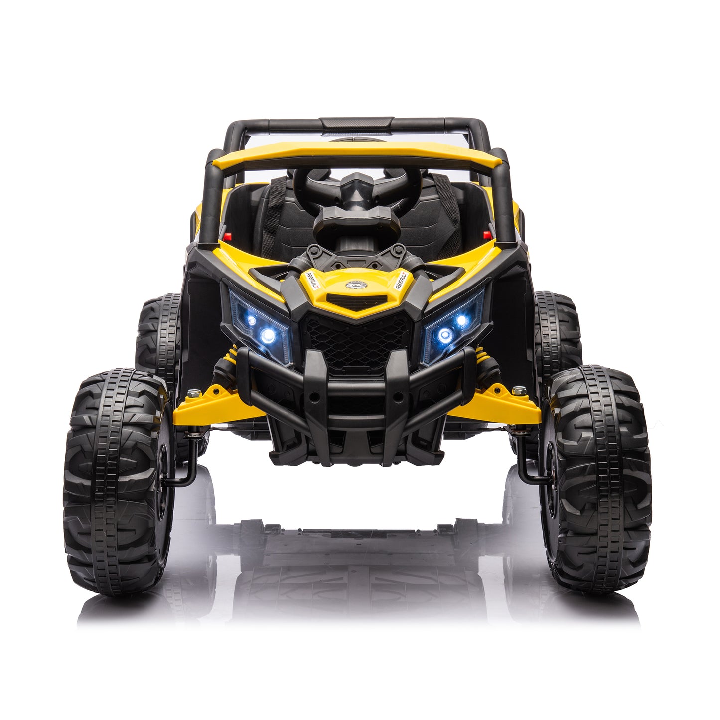 12V UTV Ride-On Car for Kids with Remote Control, Music Player, and LED Lights