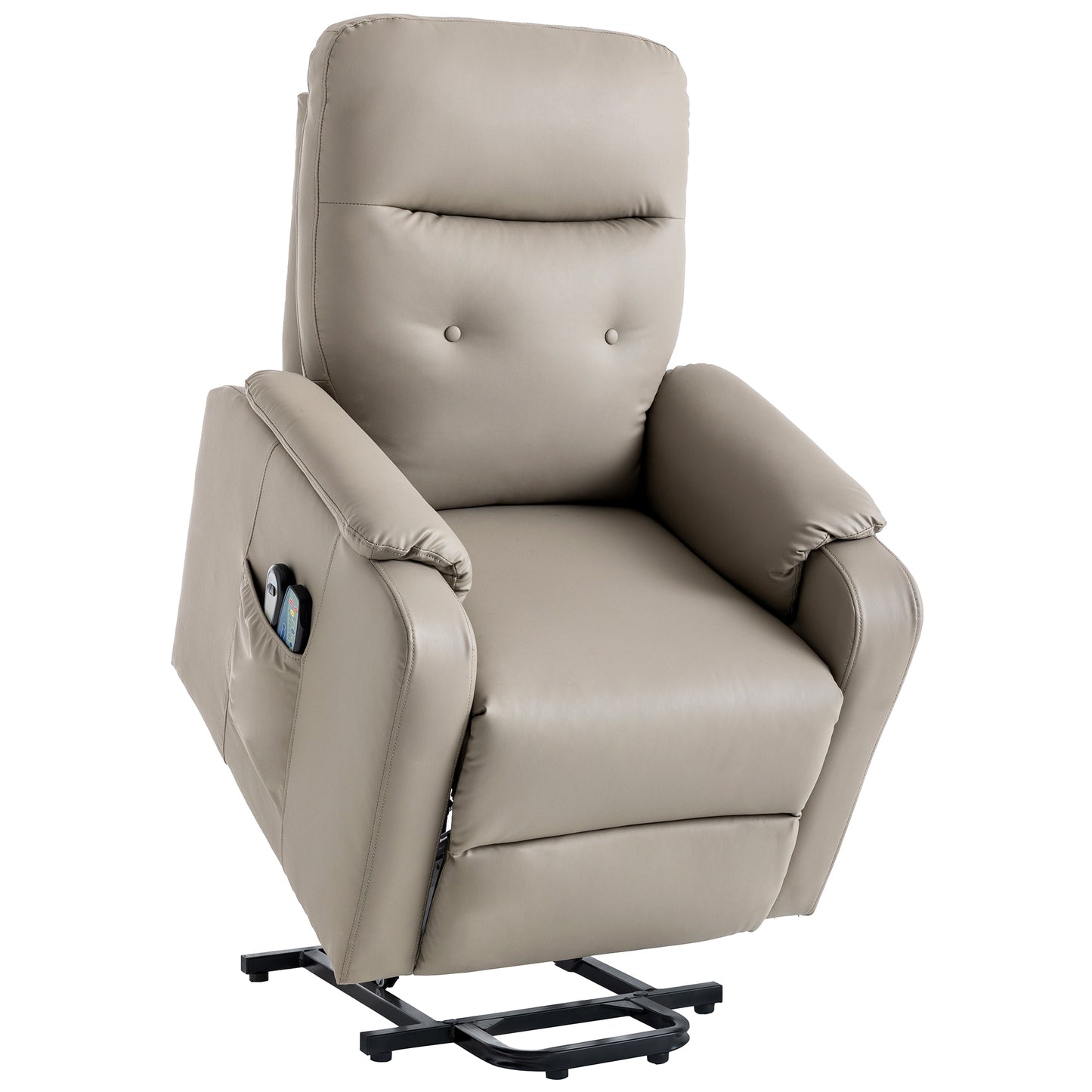 Electric Power Lift Massage Recliner Chair with Heating, Side Pocket, and Comfortable Design