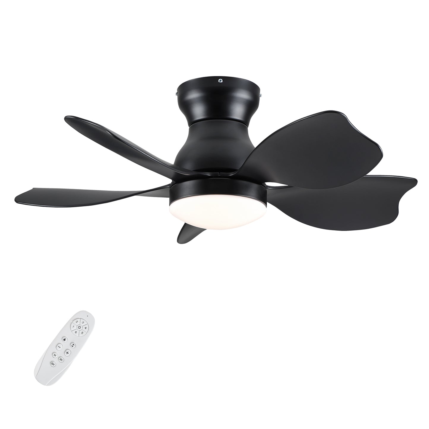 Kids Ceiling Fan Lighting with Remote Control for Small Children Room and Low Ceilings