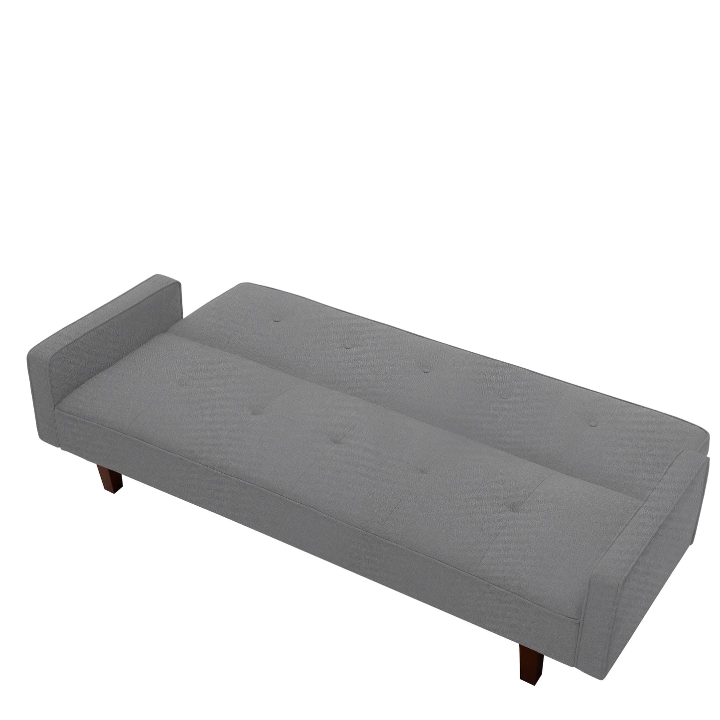 Contemporary Light Grey Sofa Bed for Small Spaces