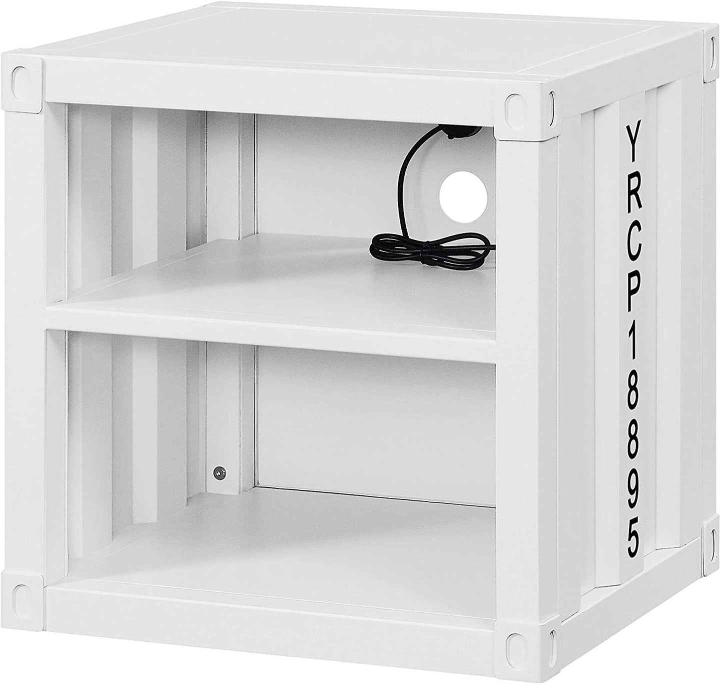 Cargo Nightstand (USB), White 35907