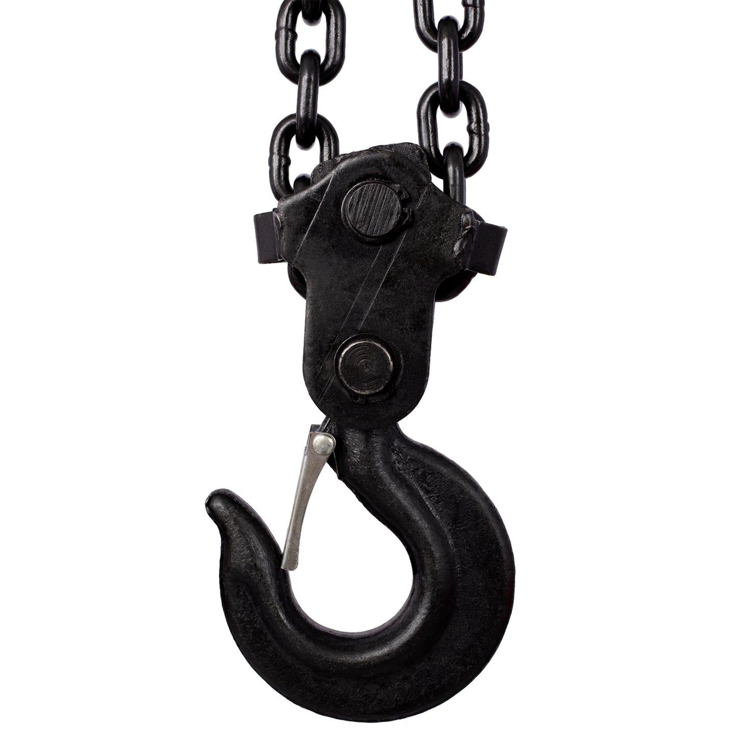 Chain hoist 6600lbs 3T capacity 10ft wIth 2 heavy duty hooks,Manual chain hoist steel construction,Black