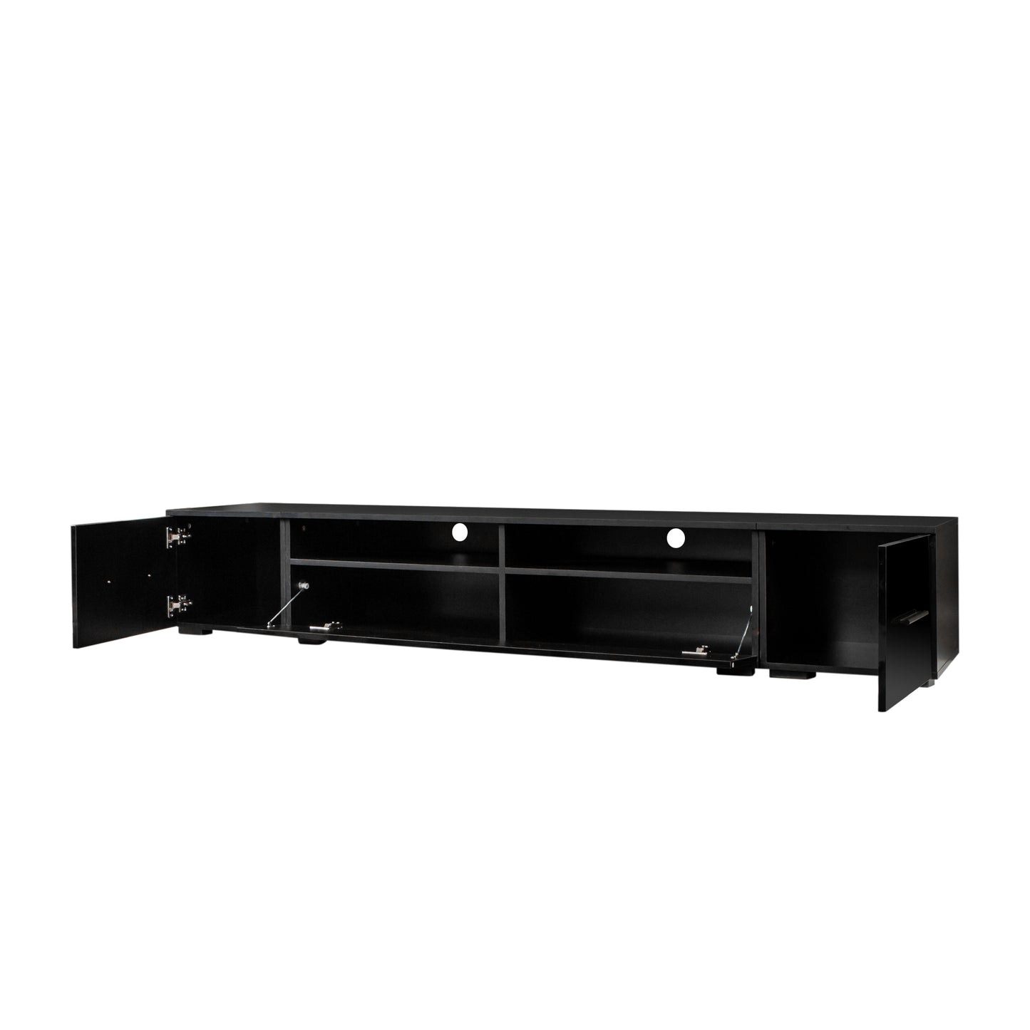 Modern LED TV Stand with Extended Design for 90+ Inch TVs