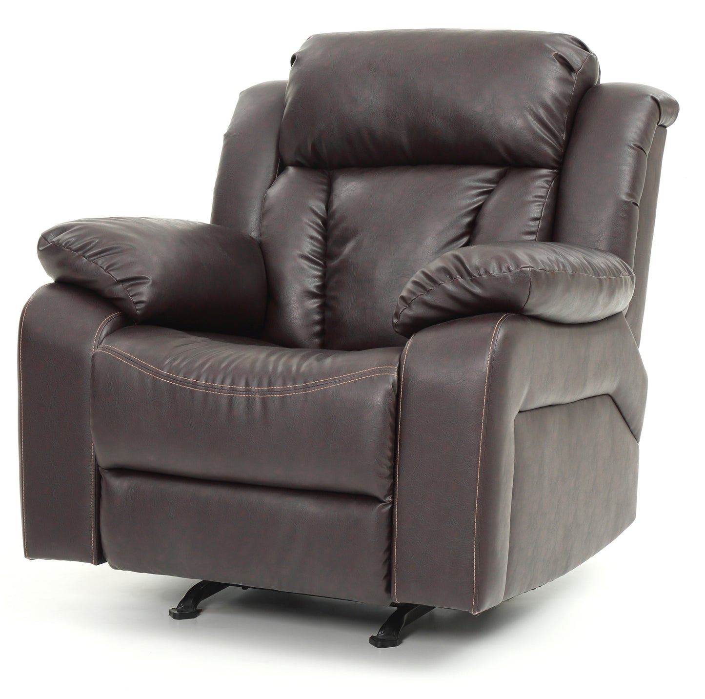 Daria G686-RC Rocker Recliner in Dark Brown PU