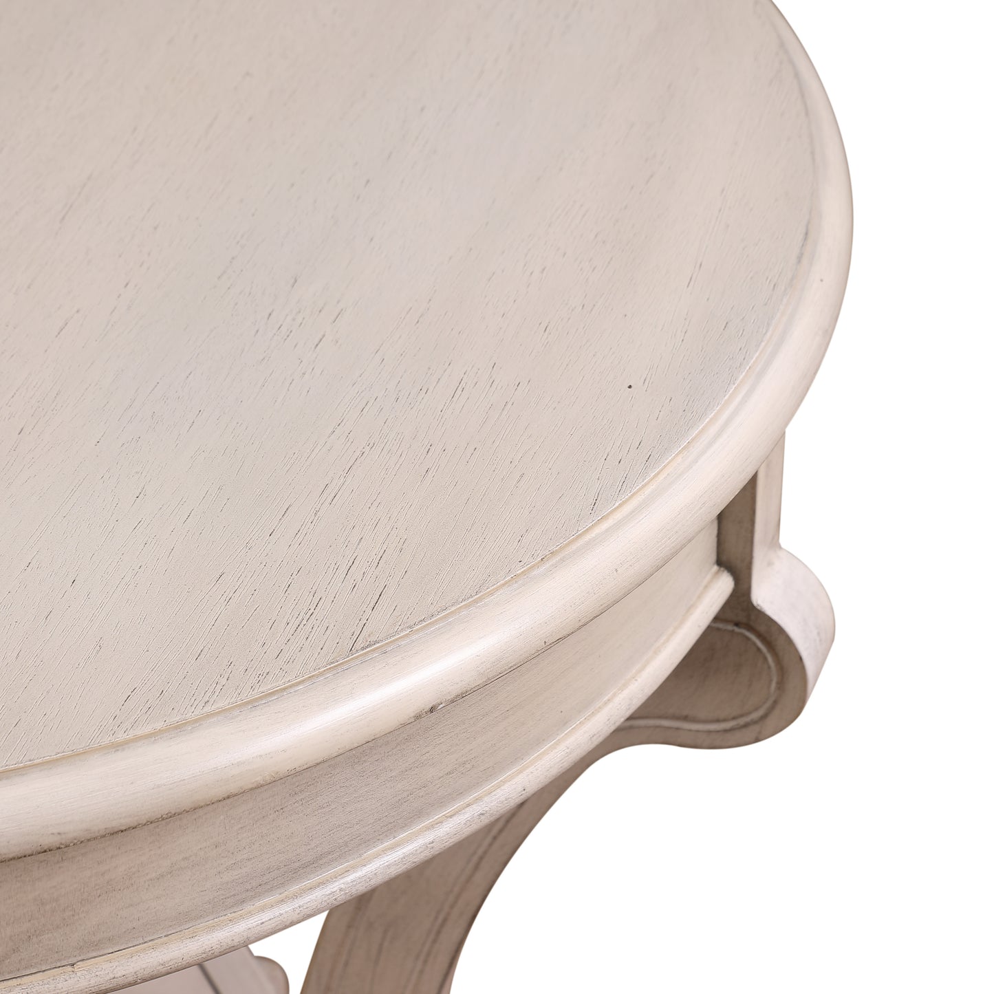 Vermont Accent Table, Antique Cream