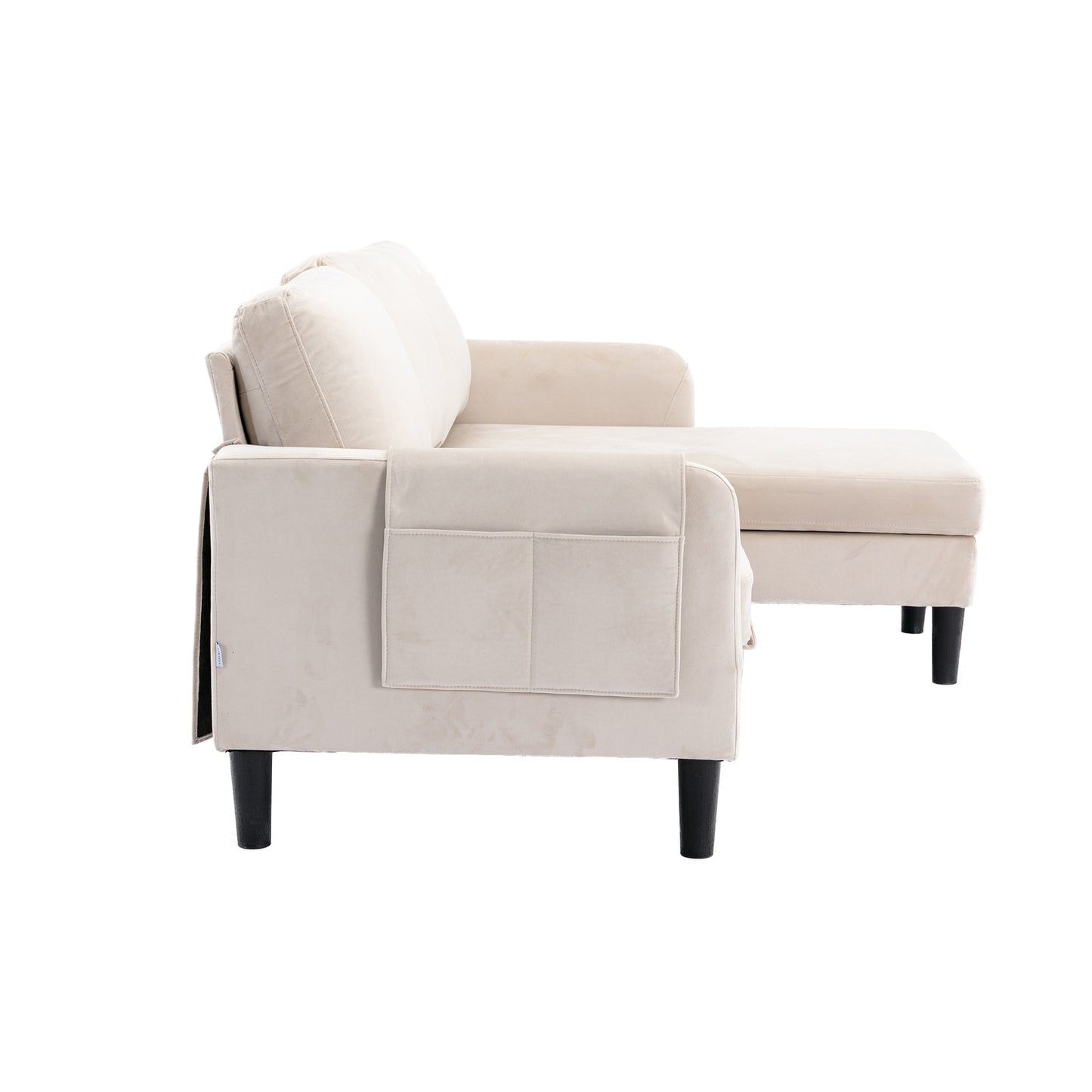 UNITED WE WIN Sectional Sofa Reversible Sectional Sleeper Sectional Sofa with Storage Chaise