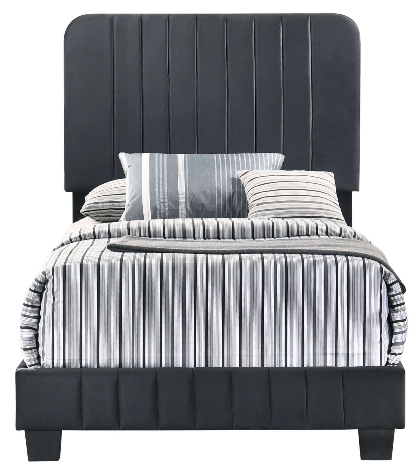 Lodi G0407-TB-UP TWIN BED , BLACK