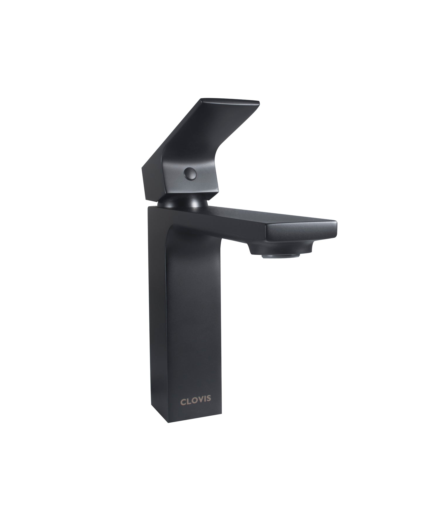 Elegant Matte Black Bathroom Faucet with Single Handle and Pop-Up Drain