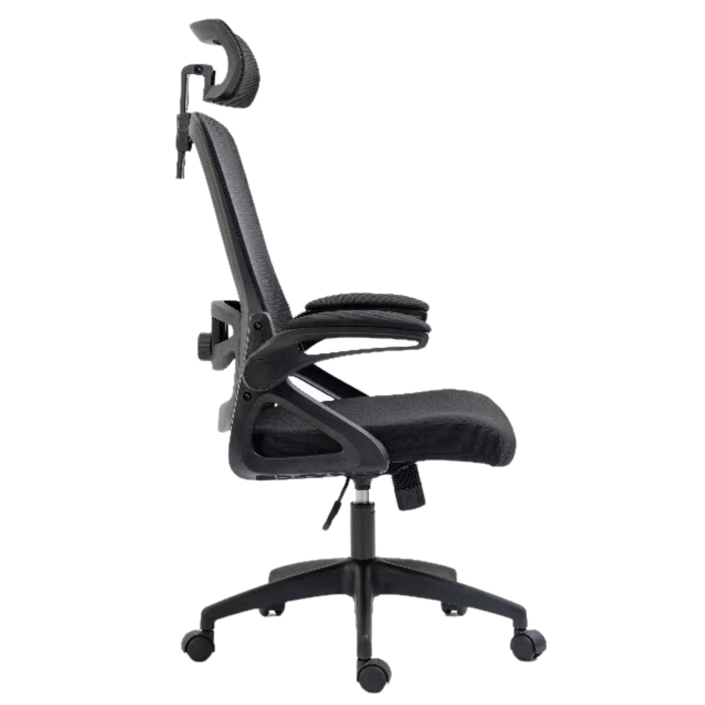 Ergonomic Office Desk Chair,Mesh High Back Computer Chair with Adjustable 3D Headrest & Lumbar Support & Flip-Up Arms Executive/Home/Study/Work Office Desk Chairs with Wheels