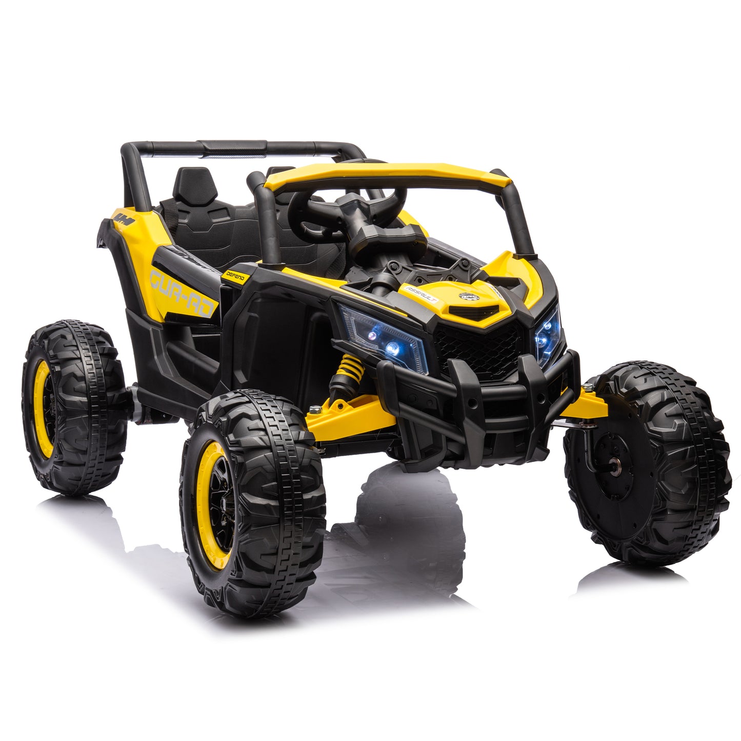 12V UTV Ride-On Car for Kids with Remote Control, Music Player, and LED Lights