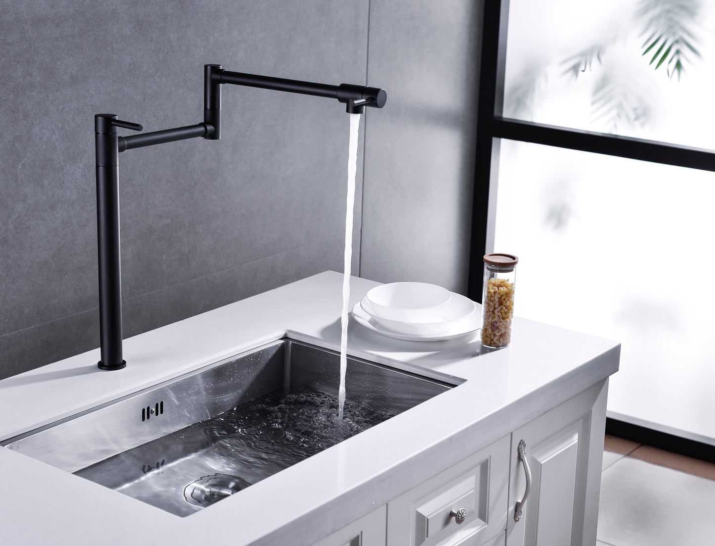 Pot Filler Faucet with Extension Shank