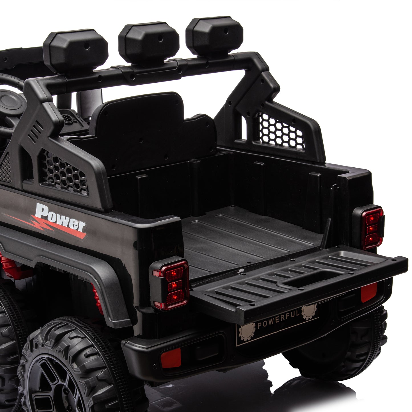 24V Ride On Large Pickup Truck Car for Kids with Remote Control and Bluetooth Music