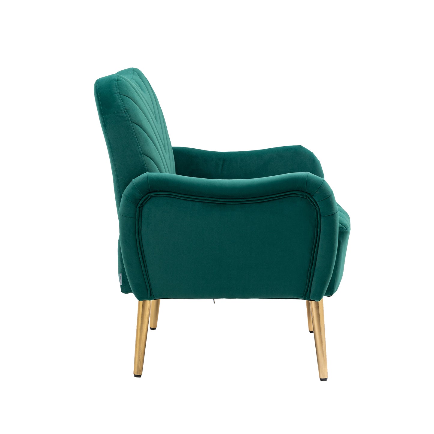 Velvet Chair , Accent  chair/ Living room lesiure chair with metal feet