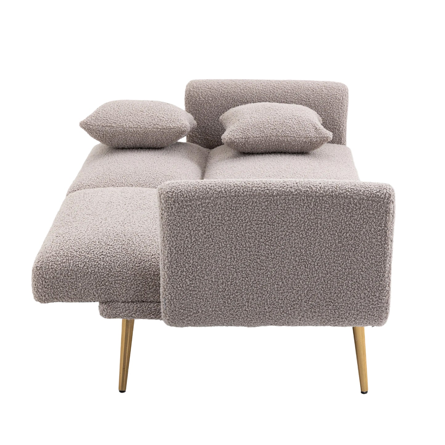 Velvet  Sofa , Accent sofa .loveseat sofa with metal  feet