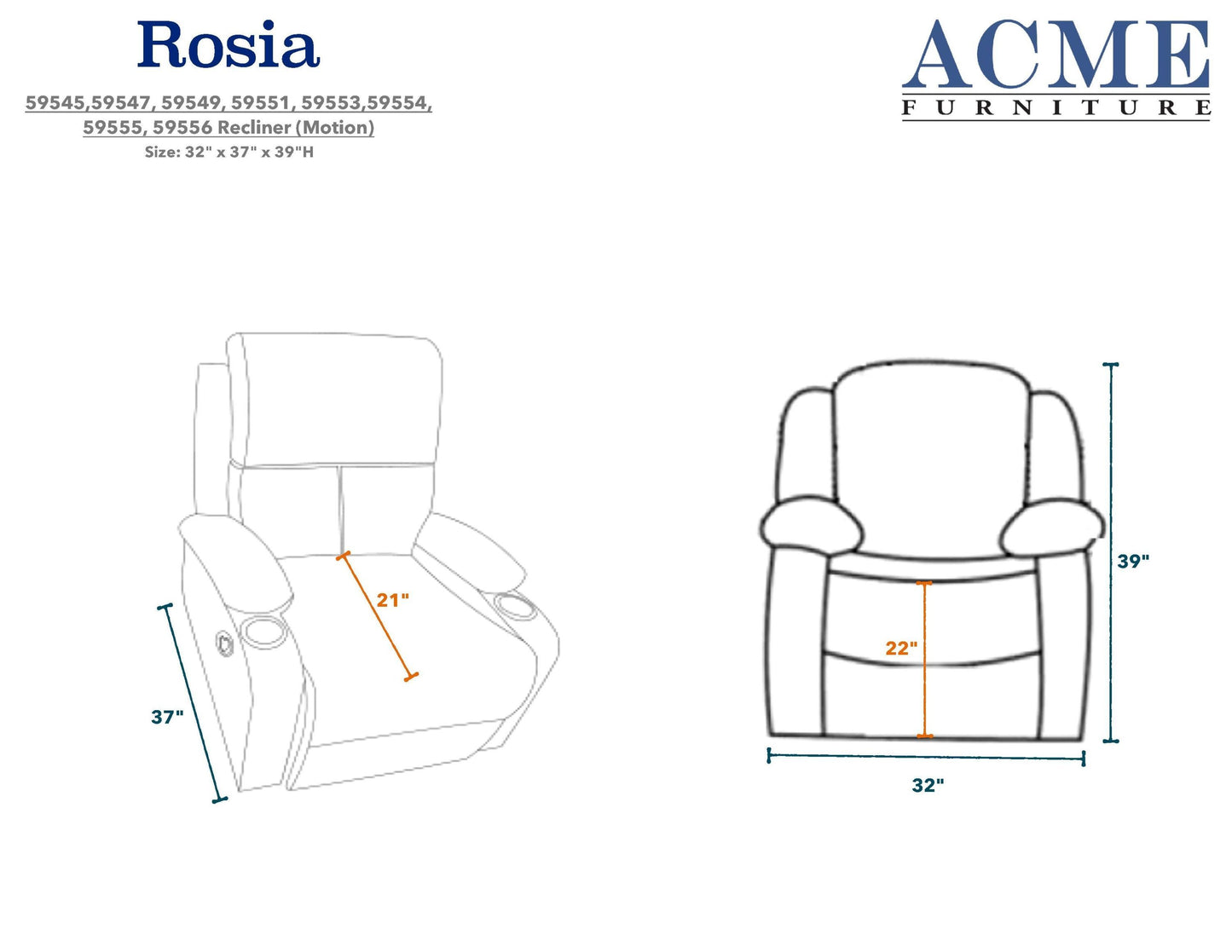 Beige Velvet Motion Recliner with Armrest Cup Holders