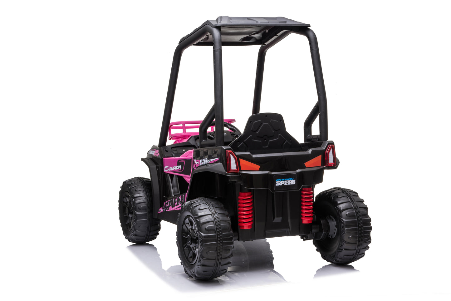 24V Electric Kid Ride On Car with Remote Control, Pink JS370 UTV Ride on Car for Kids