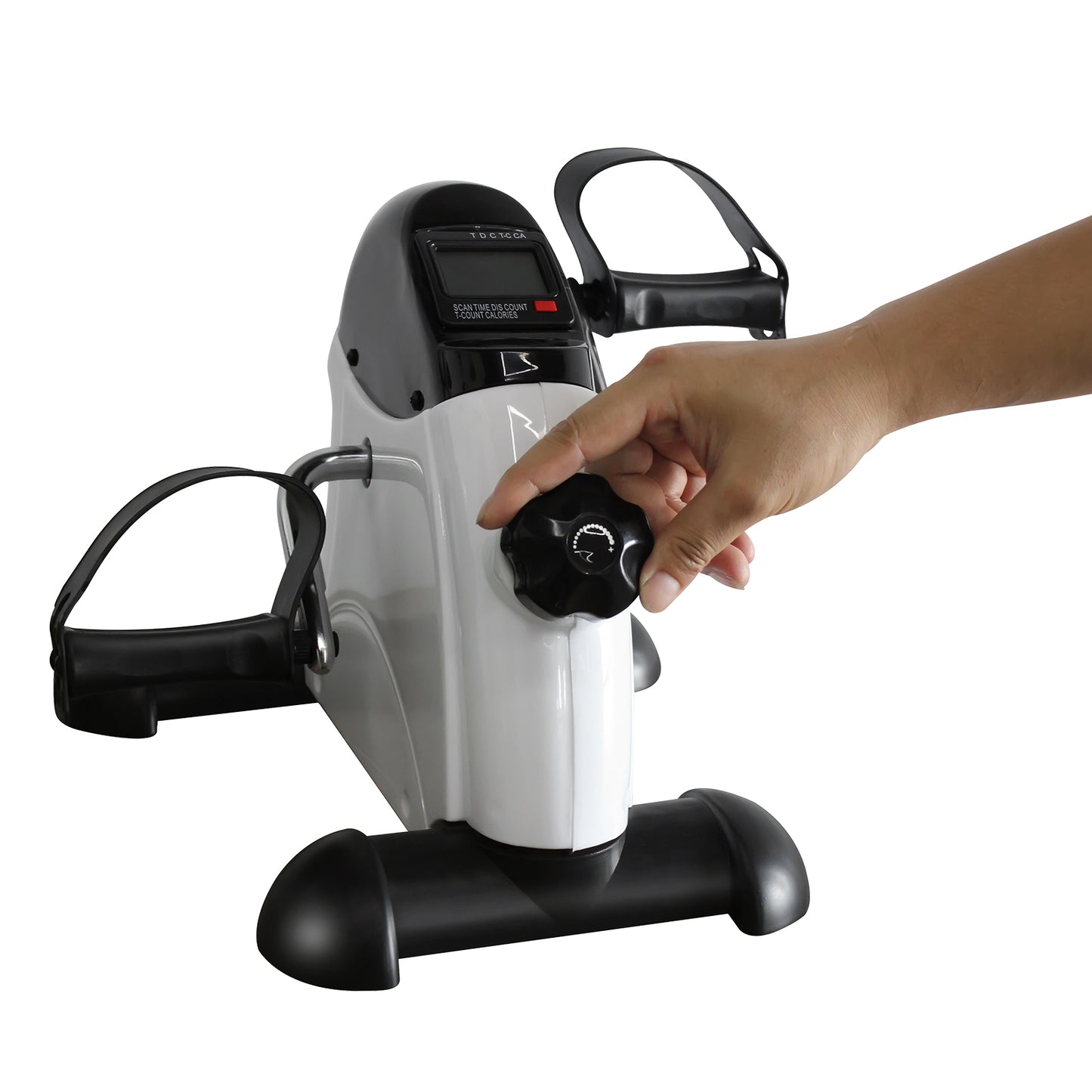 Mini Exercise Bike Rehabilitation training walking machine home rehabilitation maximum weight 120KG with electronic display and instep restraint strap.