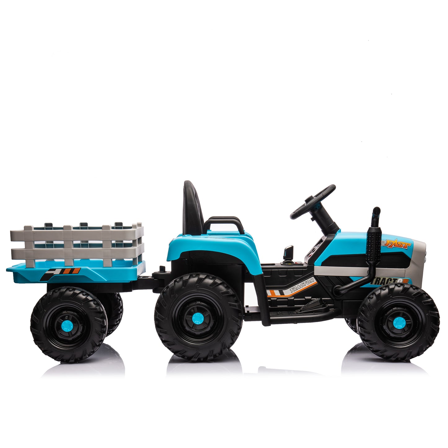 Electric Tractor Ride-On Toy with Remote Control and Luxury Features