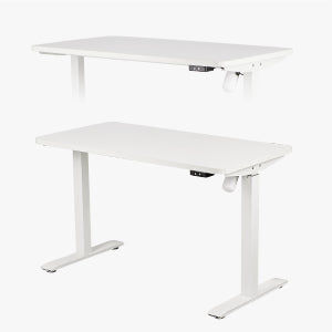 Electric Sit-Stand Desk, 48 x 24 Inches, White