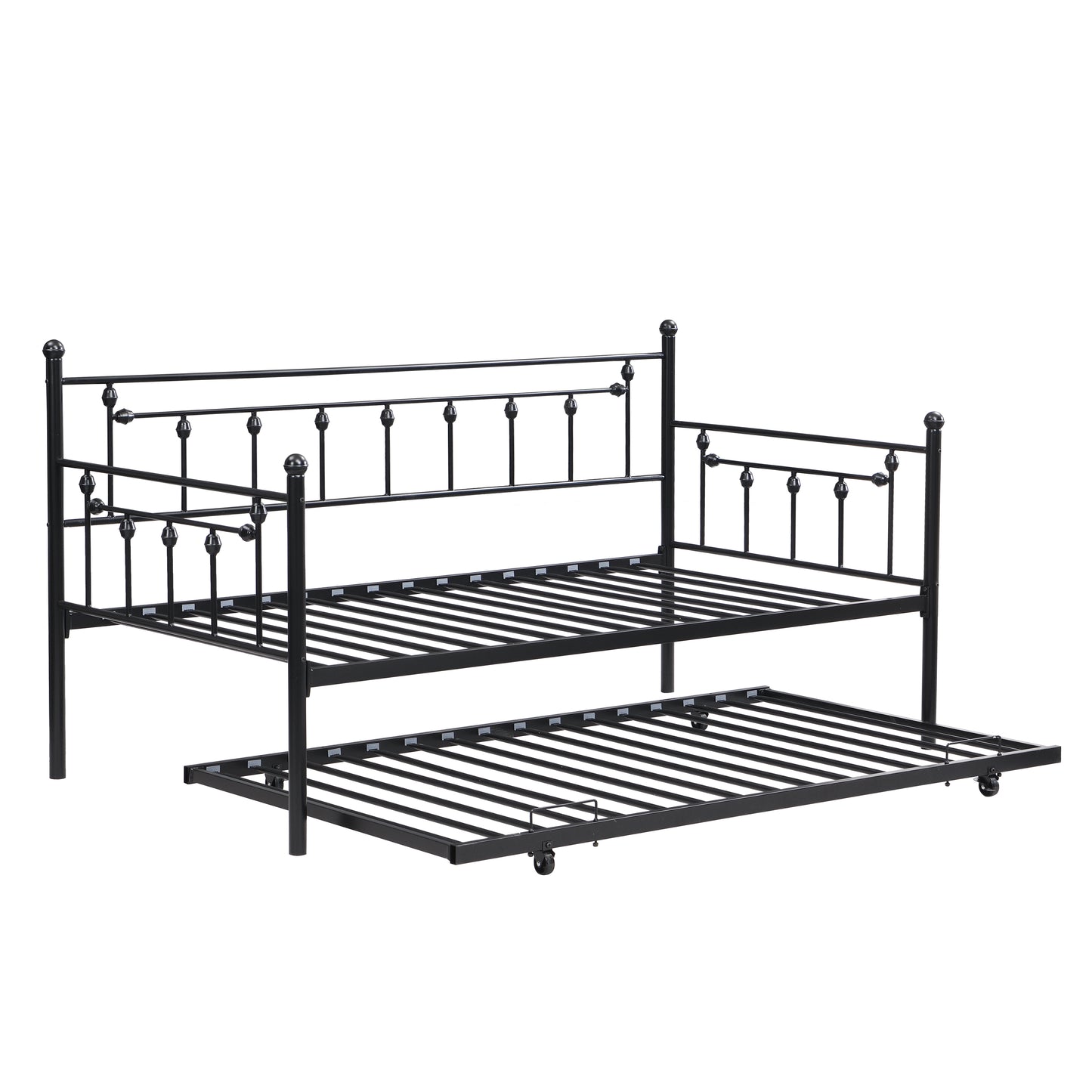 Daybed with trundle  BLACK