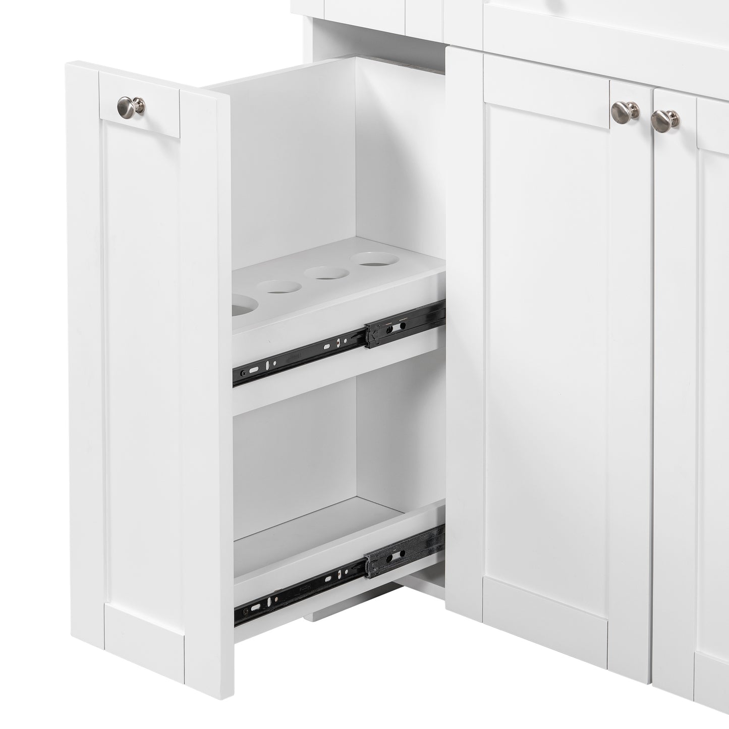 [Cabinet Only] 30" Bathroom Vanity-White(Sink not included)