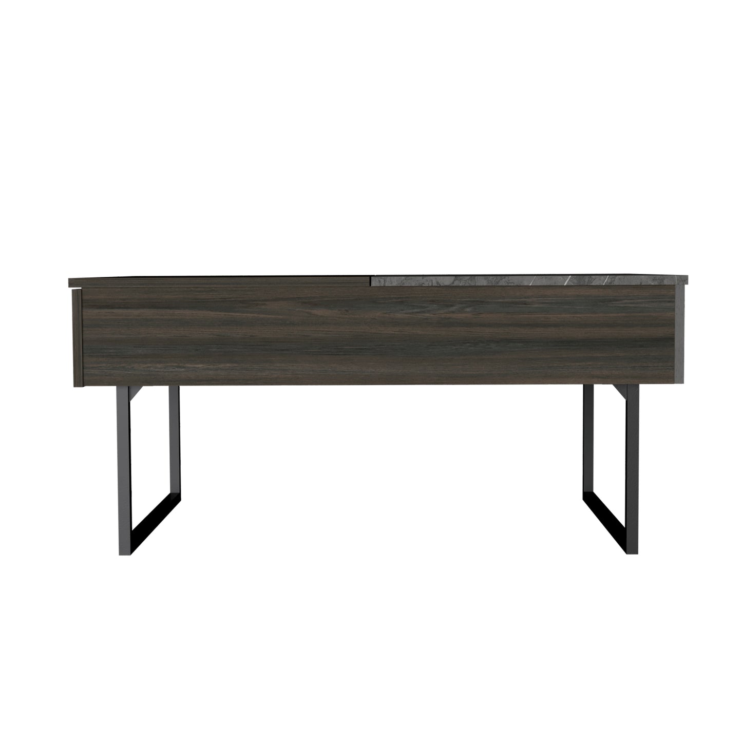 Westover Lift Top Coffee Table with Concealed Storage in Carbon Espresso and Onyx