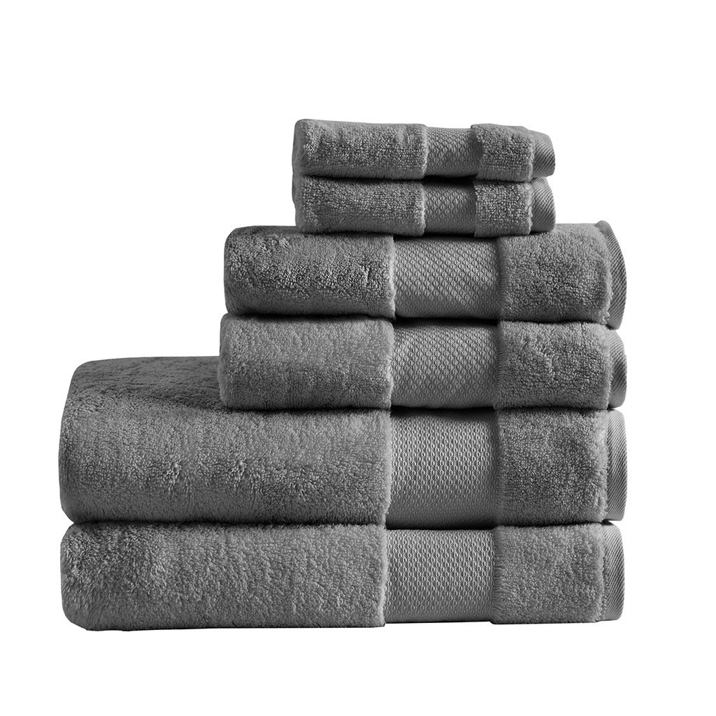 Premium Turkish Cotton Bath Towel Set with Dobby Border