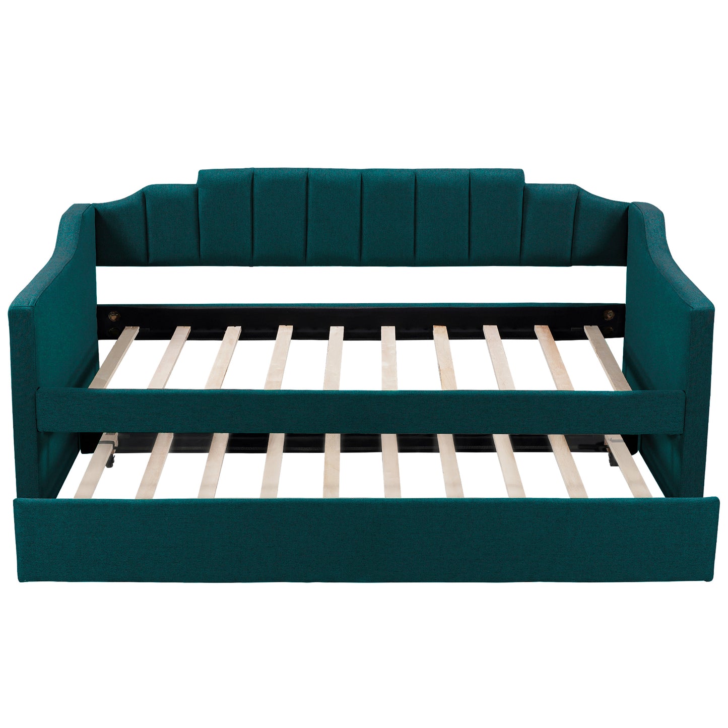 Upholstered Twin Daybed with Trundle,Green(OLD SKU:SM000218AAF)