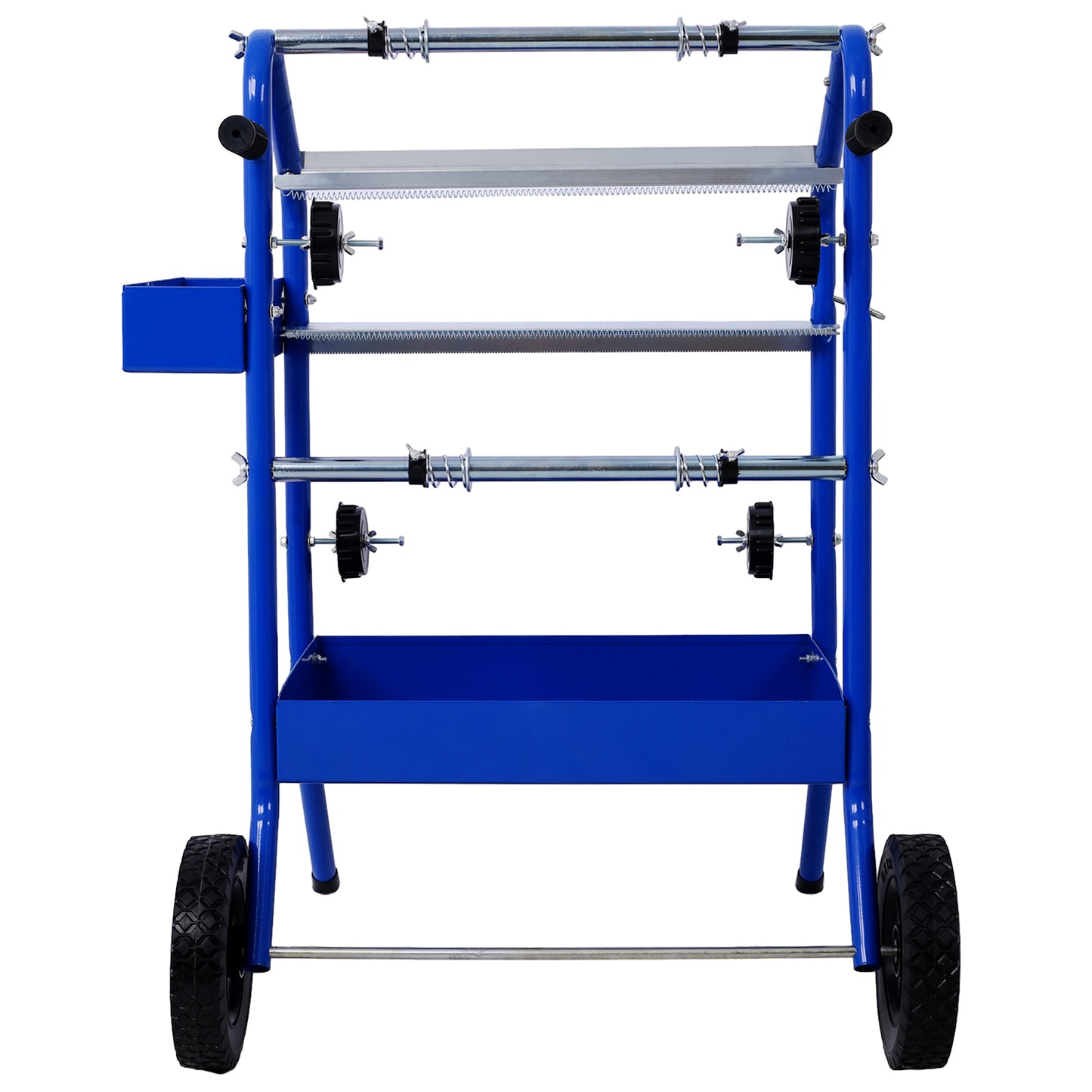 Mobile 18" Multi-Roll Masking Paper Machine with Storage Trays,BLUE