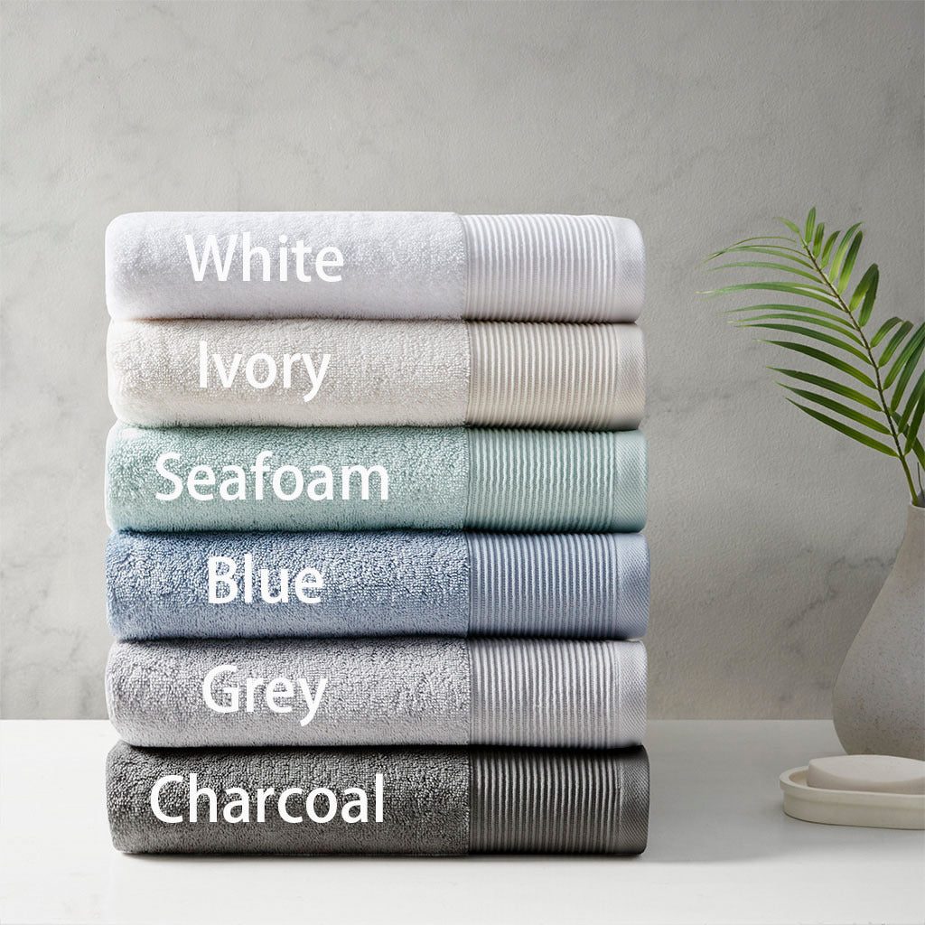 Eco-Friendly Silver-Infused Organic Cotton Tencel Towel Set